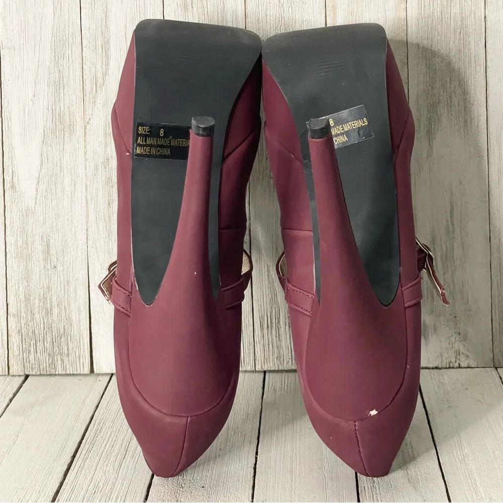 CHARLOTTE RUSSE Platform Stiletto Mary Jane Shoes - Picture 7 of 11